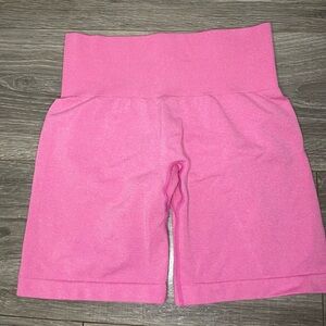 NVGTN Womens Size XS Seamless Shorts Heathered Pastel Pink Stretch